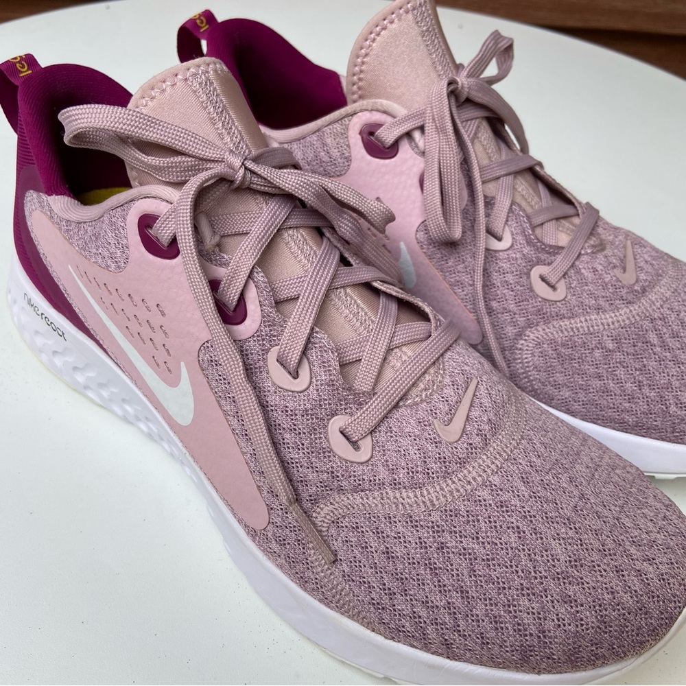 Nike Legend React Plum Chalk White Berry Running Shoes - Women’s Size 11
